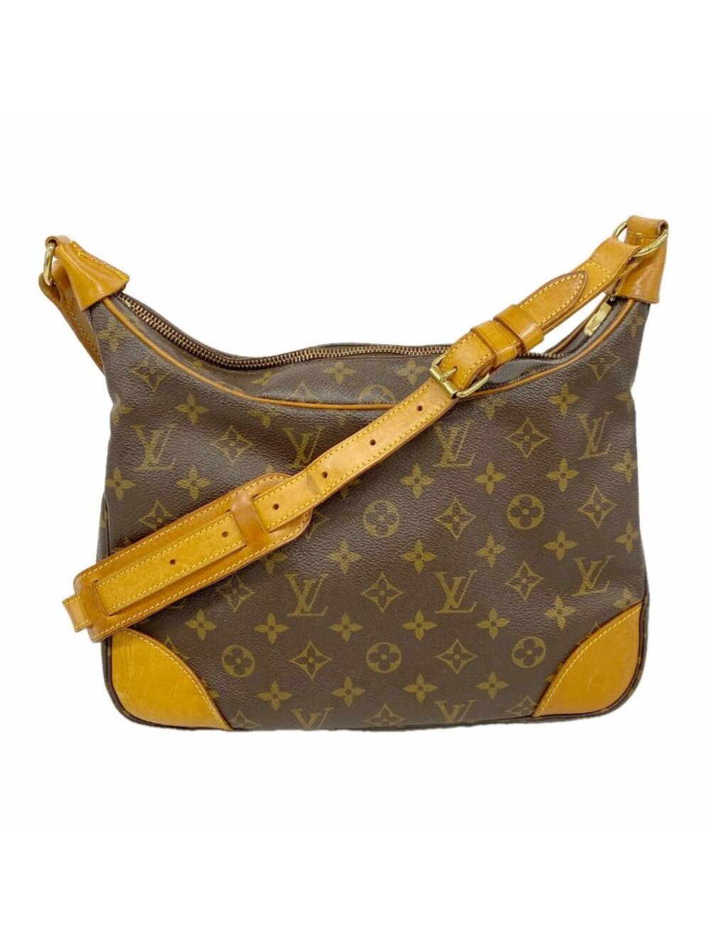 Louis Vuitton Shoulder Bag Monogram Boulogne 30 Brown